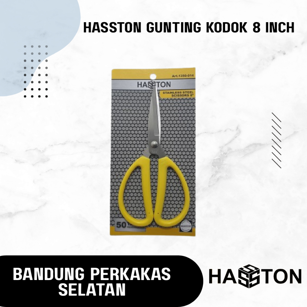 

HASSTON Gunting Kodok 8 Inch - Gunting Bahan Kain Tailor Scissors