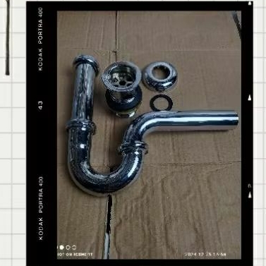 Sifon afur pembuangan wastafel angsa TOTO || pipa sifon angsa