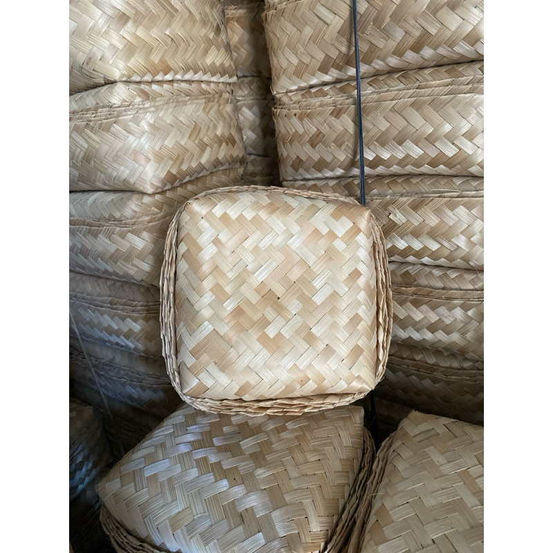 besek bambu 20x20 sepasang grosir besek box nasi dan kotak Hampers