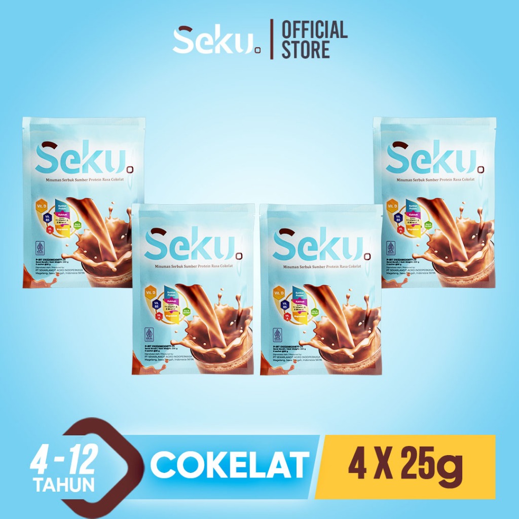 

SEKU Paket Hemat Susu SEKU 25gram - 4 Sachet