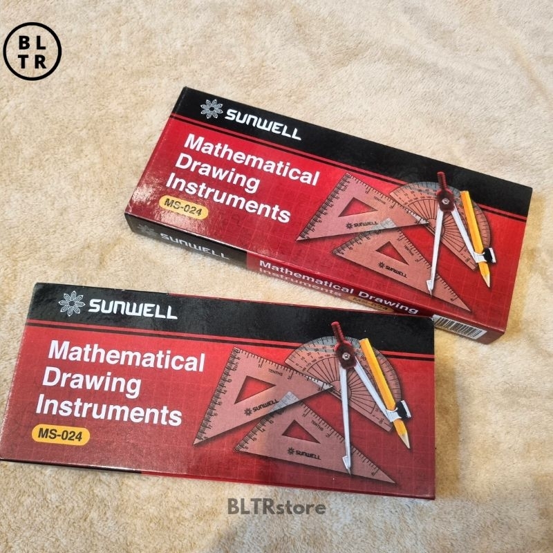 

PENGGARIS SET SUNWELL // JANGKA // (MS024) / PENGGARIS SET MATEMATICAL