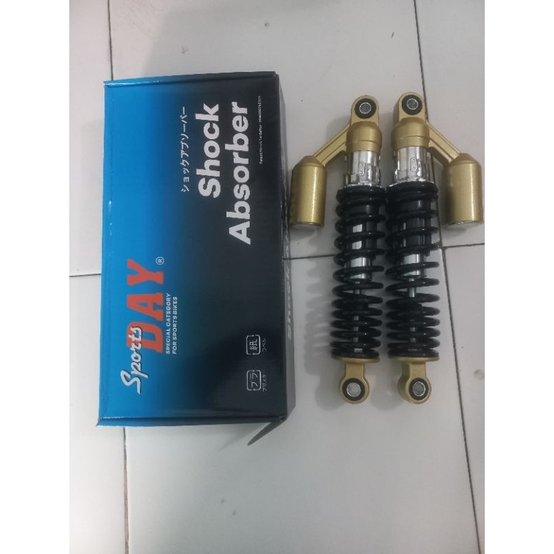 Shockbreaker shock tiger Revo skok belakang tirev tabung bawah detail by DAY