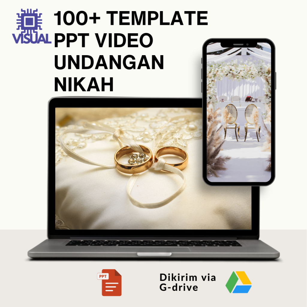 100 Template PPT Video Undangan Nikah | Visualone