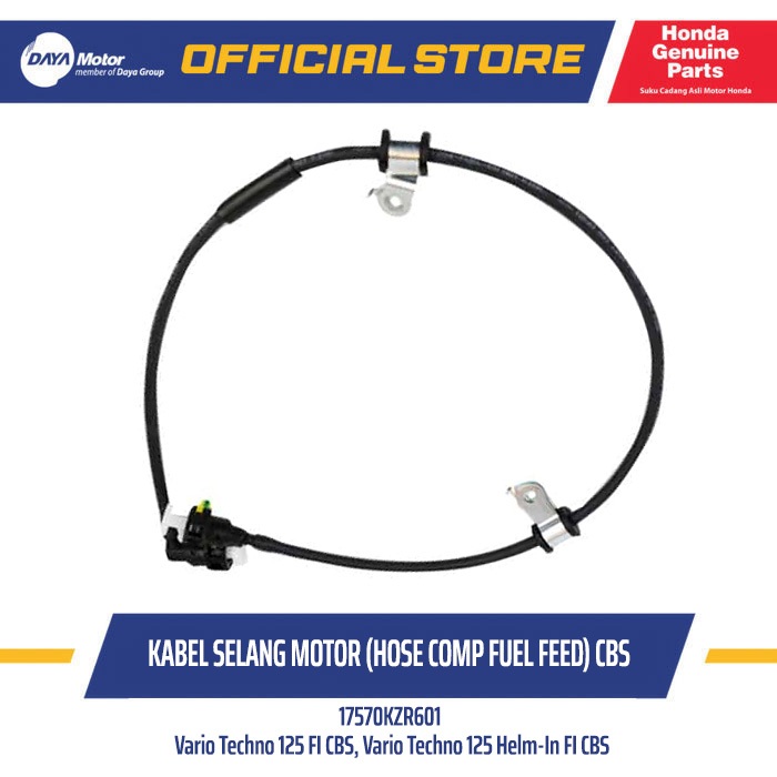 17570KZR601 - Selang Bensin Motor (Hose Comp Fuel Feed) - HONDA Vario Techno 125 FI CBS, Vario Techn