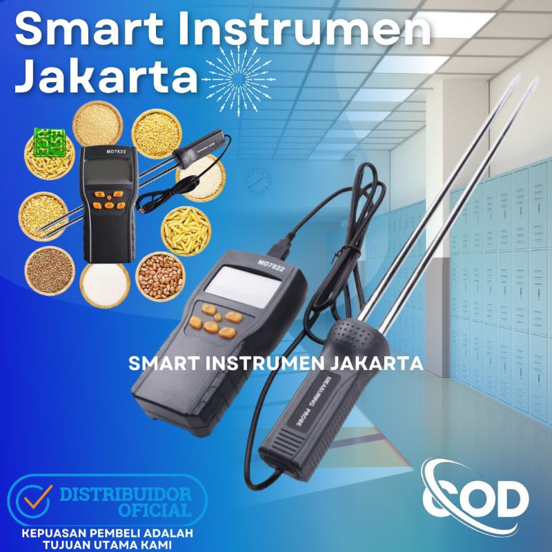Moisture Meter MD7822 Ukur Kadar Air MD-7822 Kopi beras Coffee gandum
