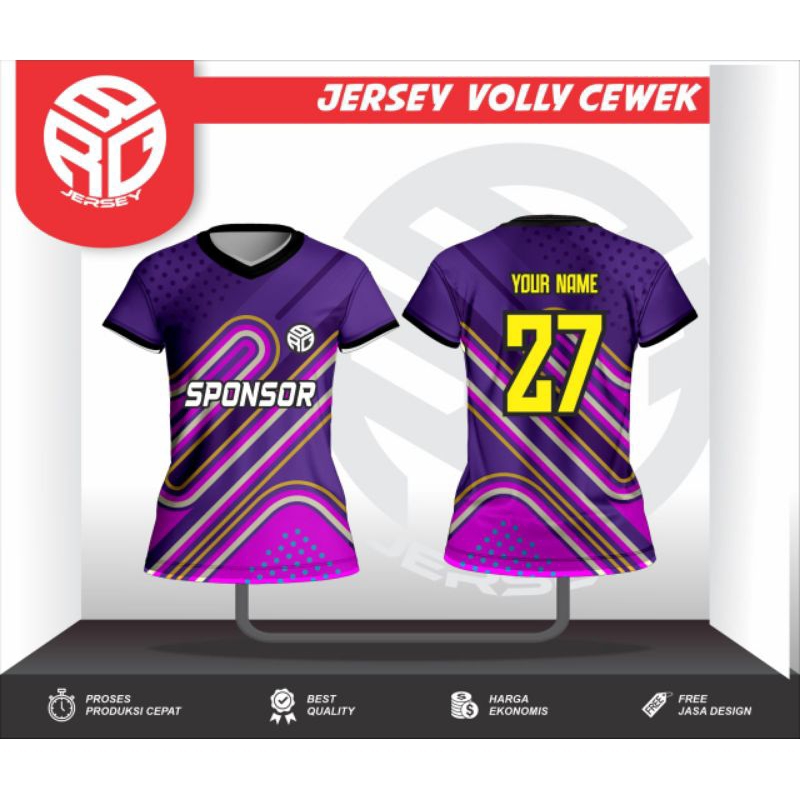 JERSEY VOLLY CEWEK CUSTOM