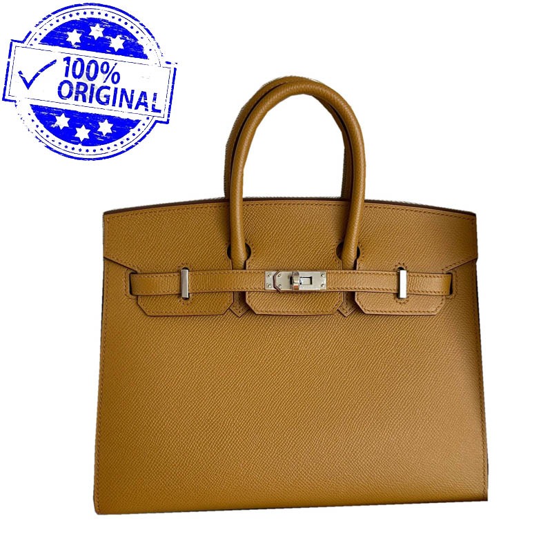 BNIB Hermes Birkin 25 B25 Sellier Sesame Epsom PHW B 2023