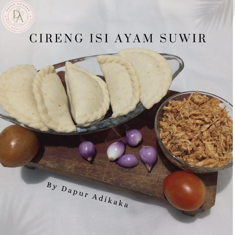

Cireng isi ayam suwir pedas Adikaka