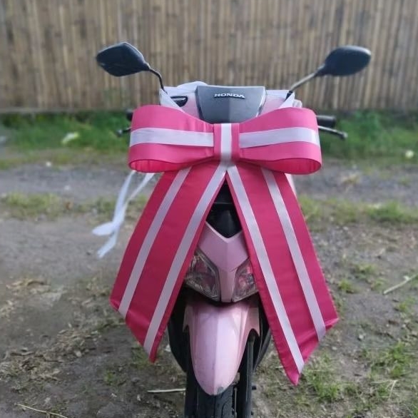 

Pita Hadiah Motor Kupu-kupu Flower / Pita Simbolis/ Pita Kado Pembungkus/ aksesories Hadiah Motor / Doorprize
