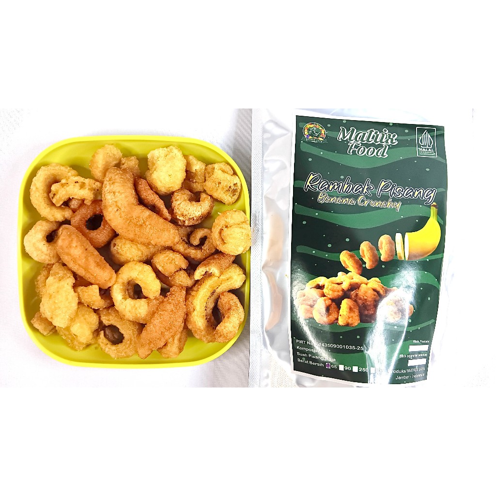 

Camilan Rambak Pisang Raja 90 Gram MATRIX JAYA - Snack Renyah Gurih – Manis Alami