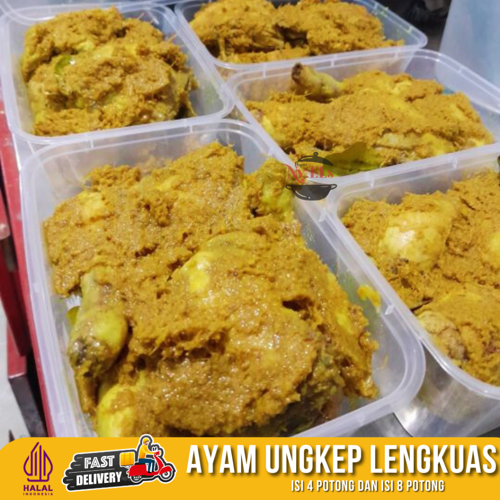 

[KIRIM INSTAN] Ayam Ungkep LengkuasI Frozen I Asli Bumbu Lengkuas I 4/8Potong