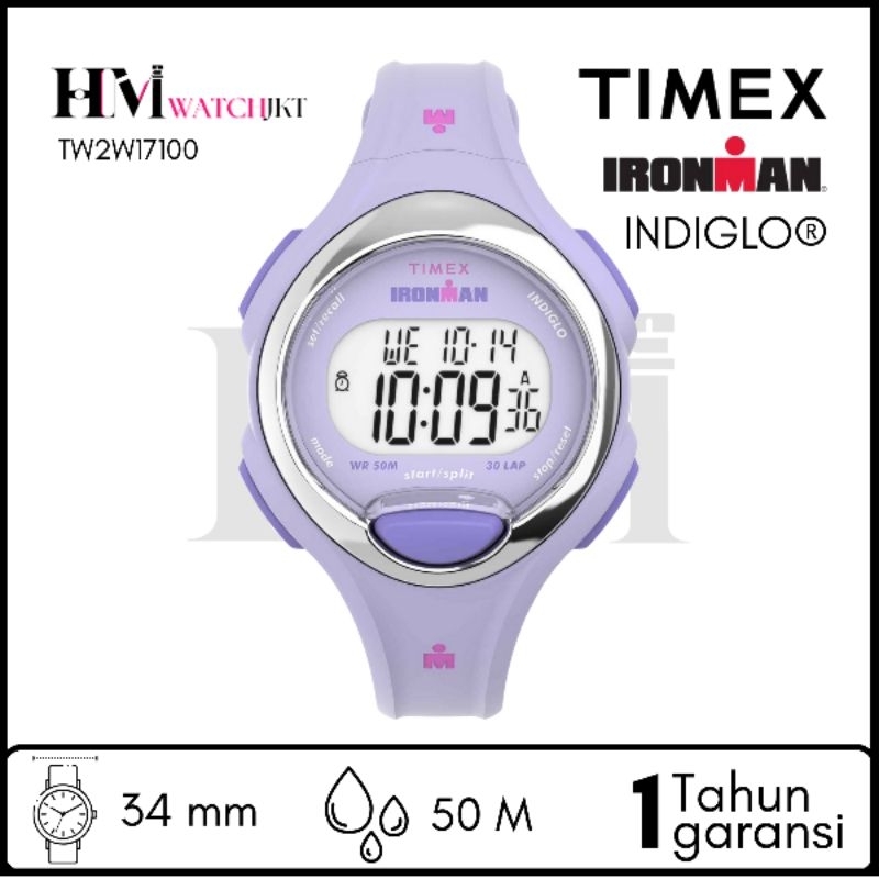 TIMEX TW2W17100 IRONMAN Essential Jam Tangan Wanita Original Digital Antiair
