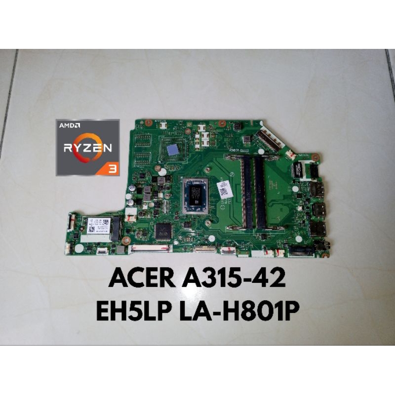 Motherboard Mainboard Mobo Original Acer Aspire 3 A315-42 A315 42 EH5LP LA-H801P