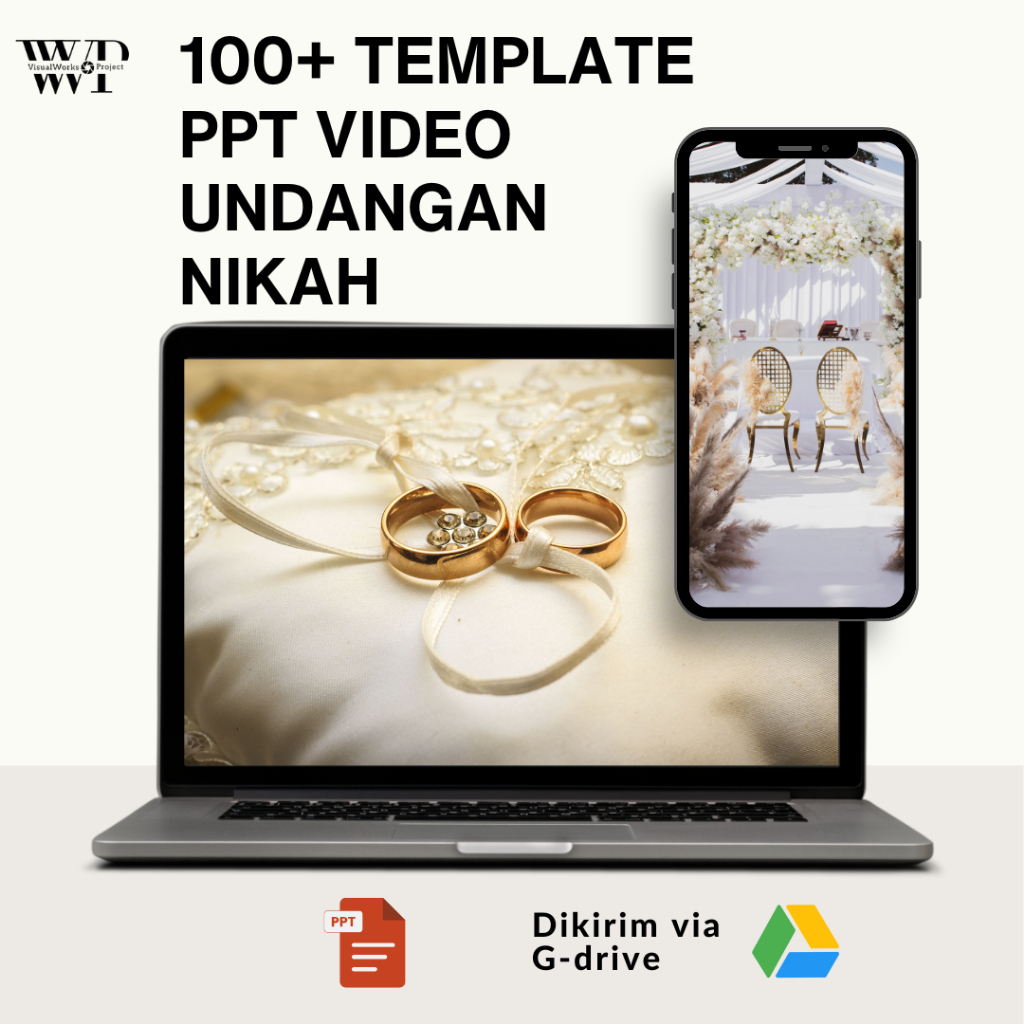 100 Template PPT Video Undangan Nikah | Visual