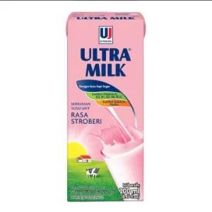 

ULTRA MILK Susu UHT Stroberi 200 ml