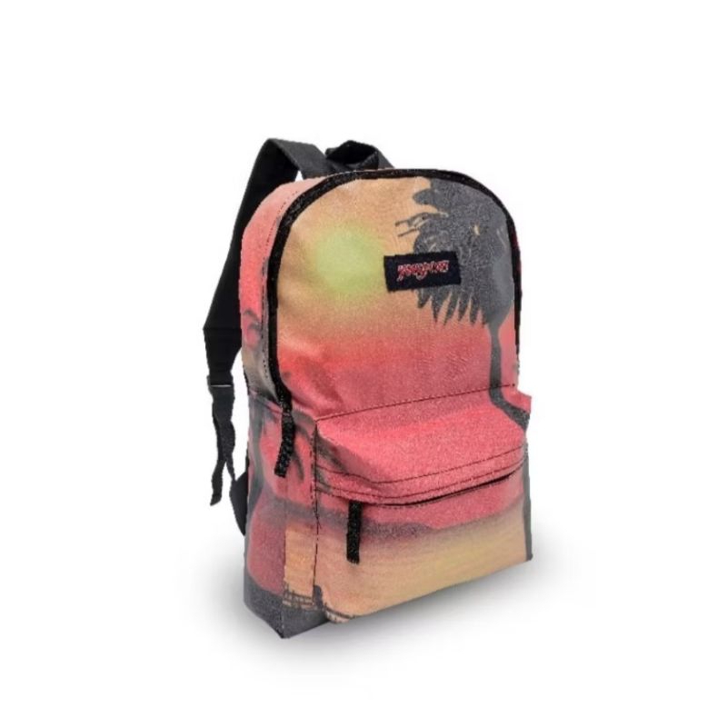 Tas ransel sekolah Jansport motif sunset backpack pria wanita