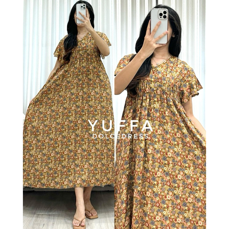 Daster Arab Dolce YUFFA Midi Dress Rayon By Dolce