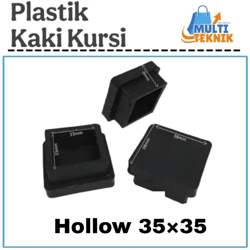 Plastik Hollow Holo Kaki Kursi Meja Tutup Besi