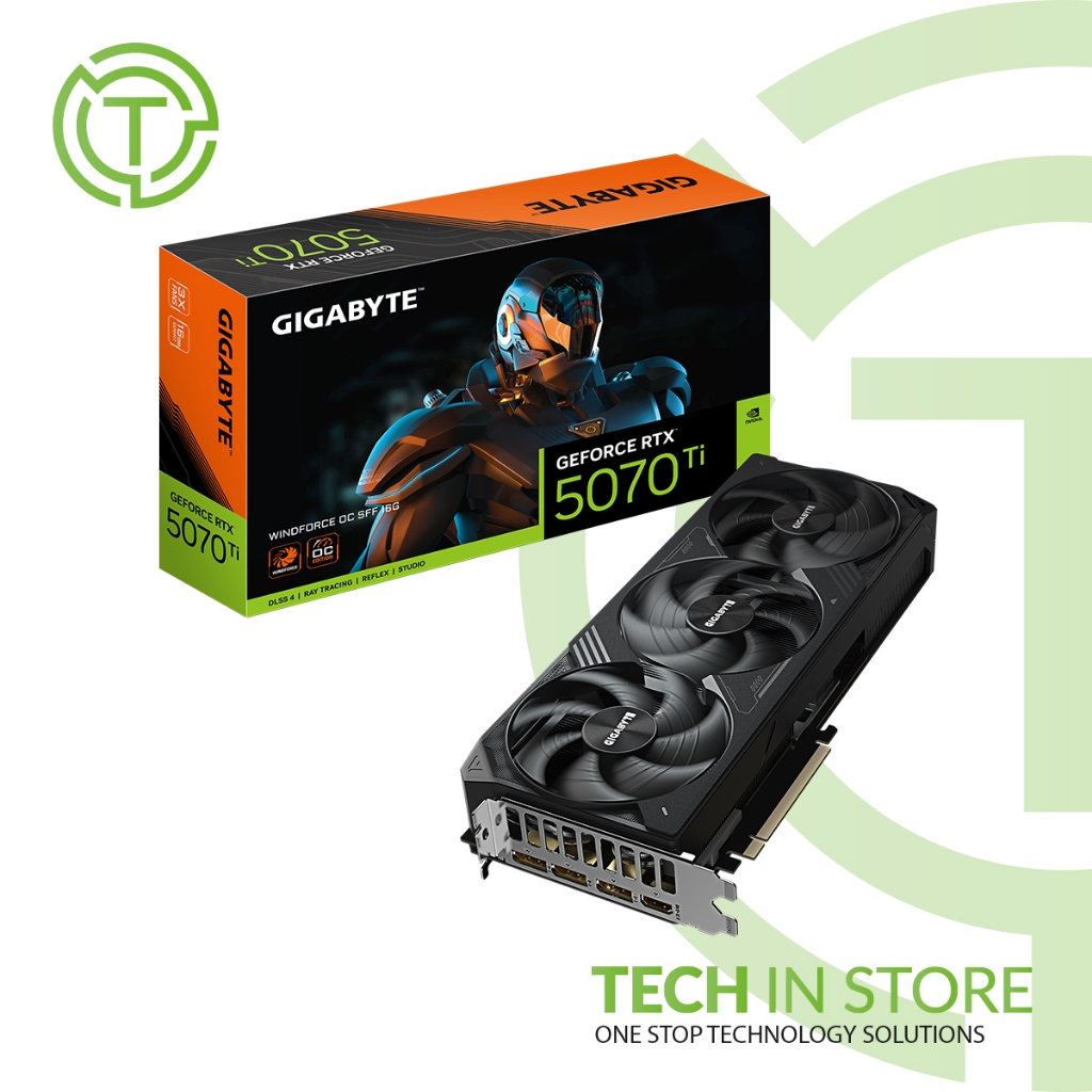VGA Card Gigabyte GeForce RTX 5070 Ti WINDFORCE OC SFF 16G - 16GB GDDR6