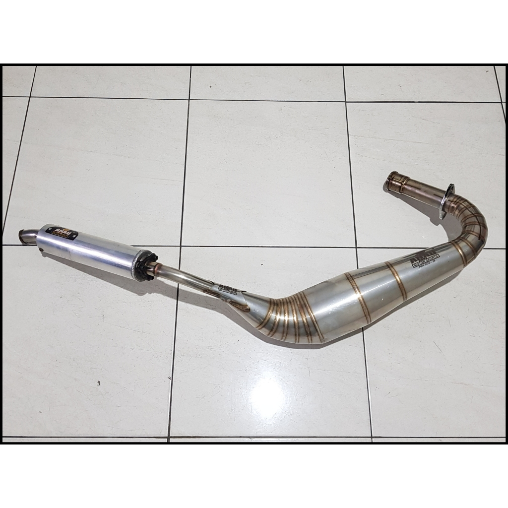 Knalpot Racing AHAU1 Komplit Silincer - RX King (Second Mulus)