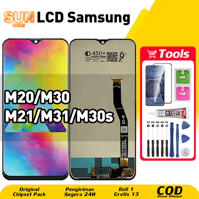 LCD SAMSUNG M21 / SAMSUNG M20 / SAMSUNG M30 / SAMSUNG M31 / SAMSUNG M30S Original Asli Ori hp Touchs