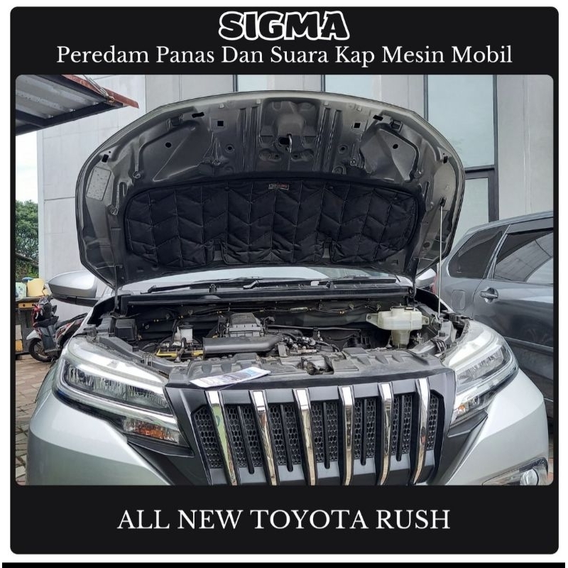 Peredam Panas Kap Mesin Mobil Toyota Rush Tahun 2018-2025+