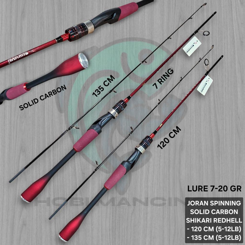 Joran Spinning Shikari Redhell / Joran Pancing Shikari Red Hell Solid Carbon Original