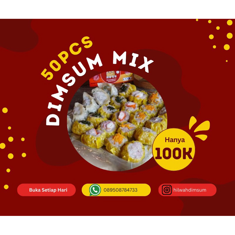 

Dimsum Mix 50pcs