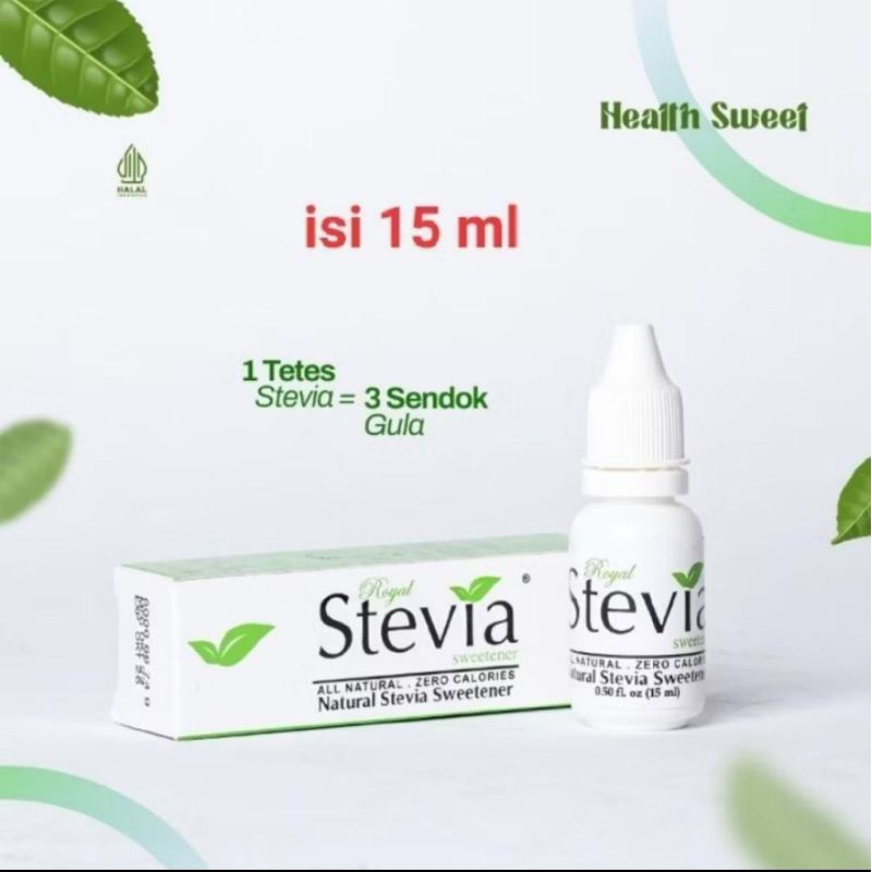 

ROYAL STEVIA Tetes Stevia Sweetener Gula Cair Pemanis Alami