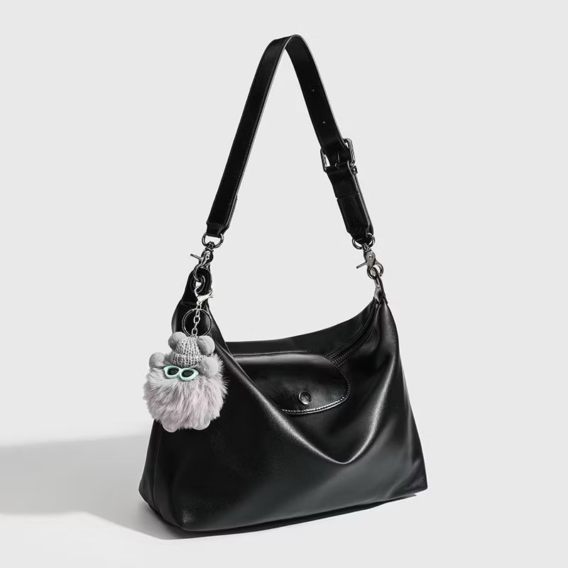 [SALE 12.12] LC Tote Hobo Bag - Black | Shoulder Bag | Sling Bag