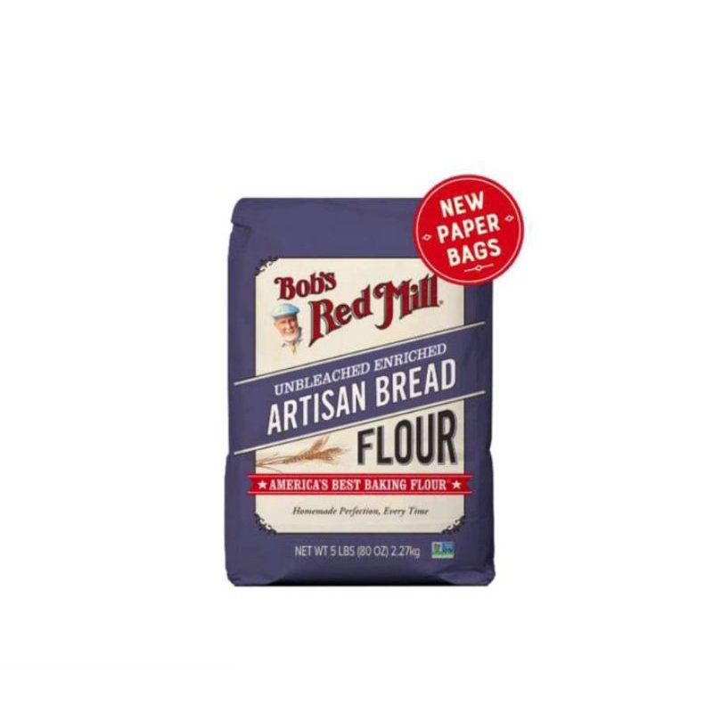 

bob's red mill unbleached enriched artisan bread flour 2.27 kg