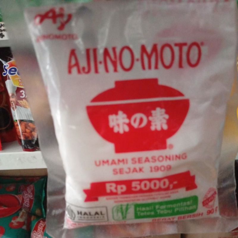 

Ajino moto ukuran 90 gr
