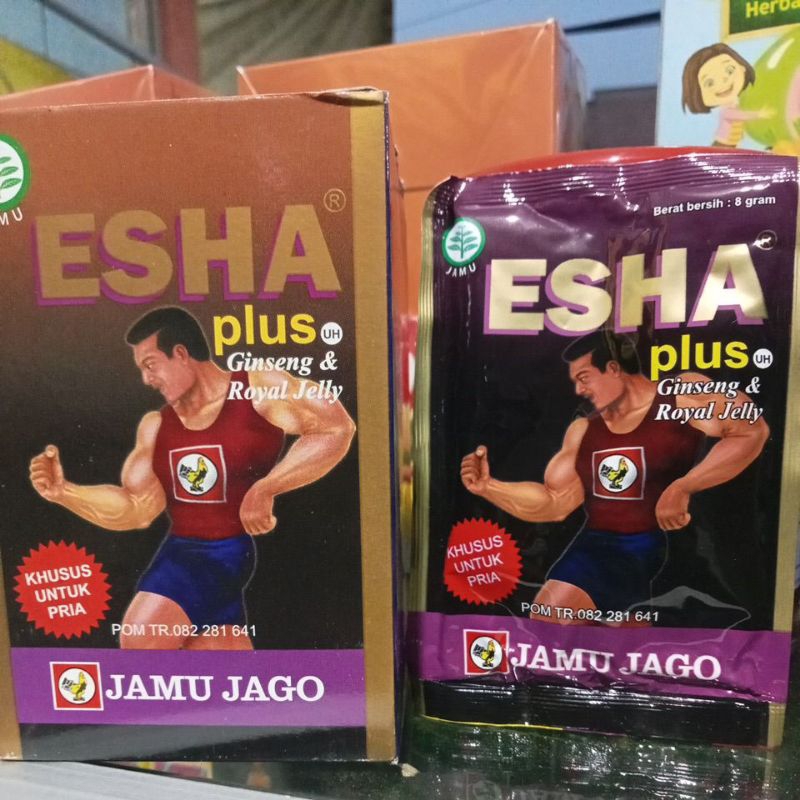 

Esha Plus Jamu Jago 1pack isi 10bungkus