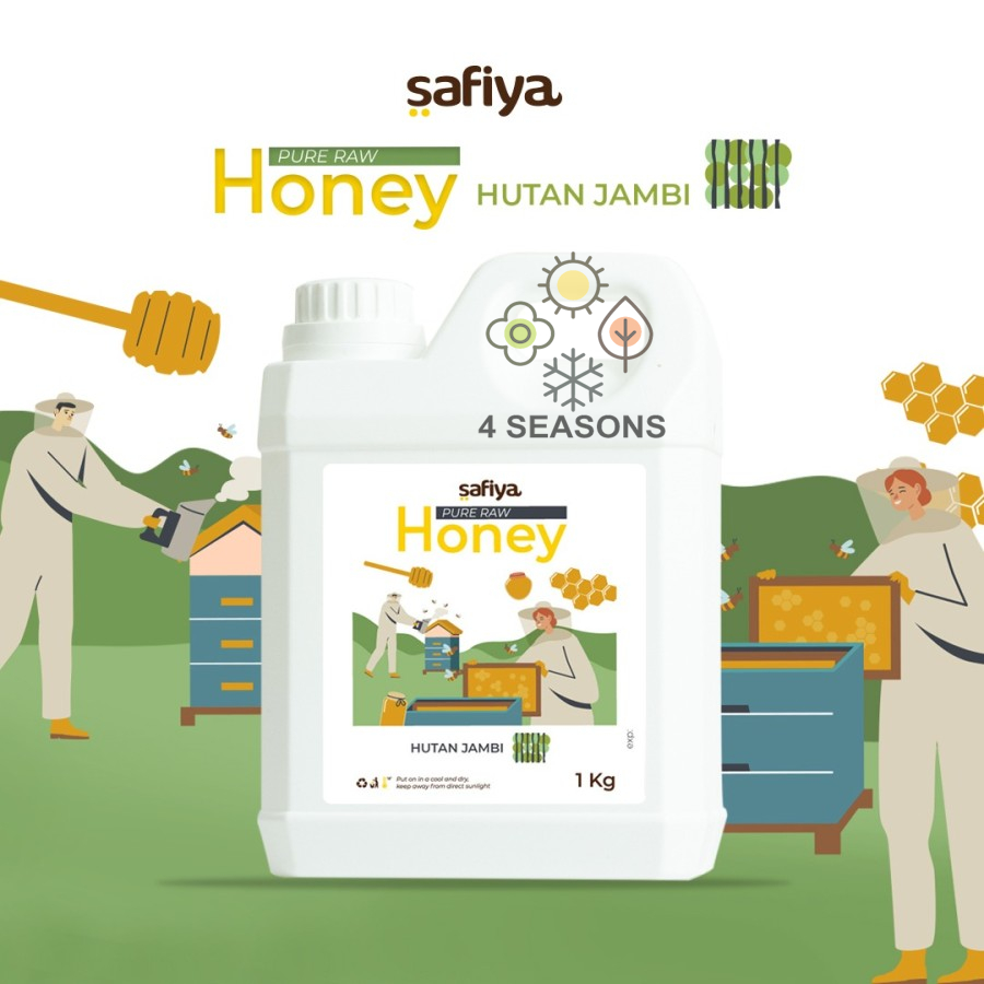 

Madu Murni Klanceng Series Raw Madu Asli Safiya