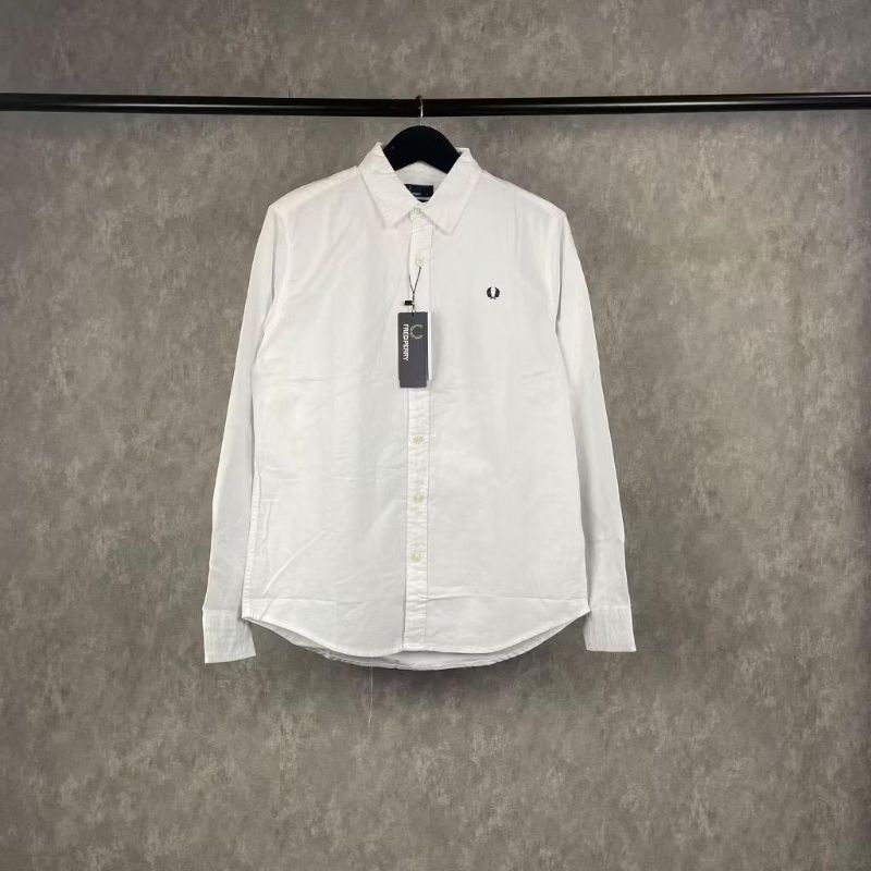Kemeja Pria Fredperry Lengan Panjang Premium Slim Fit
