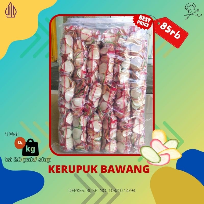 

Kerupuk Bawang Cap Dua Mawar Oleh-oleh khas Indramayu