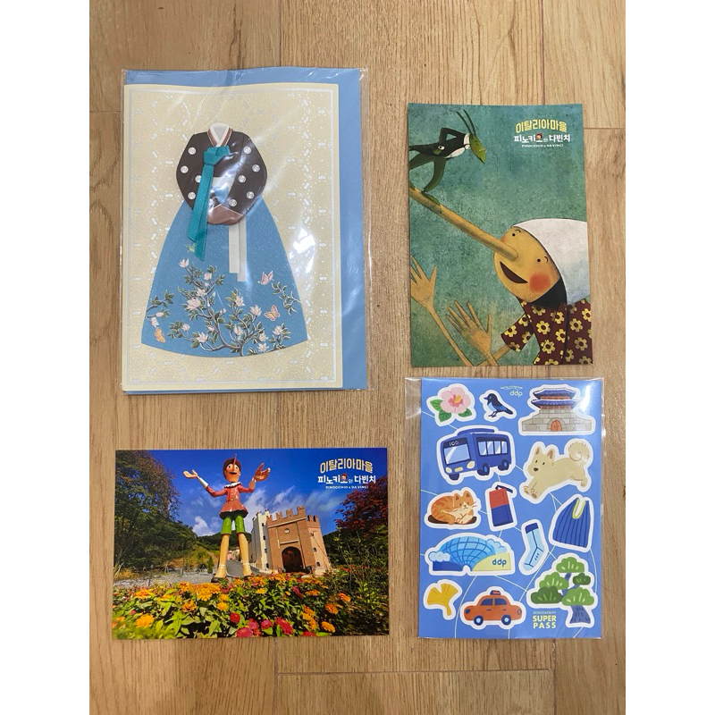 

KOREAN POSTCARD, STICKERS, KARTU UCAPAN