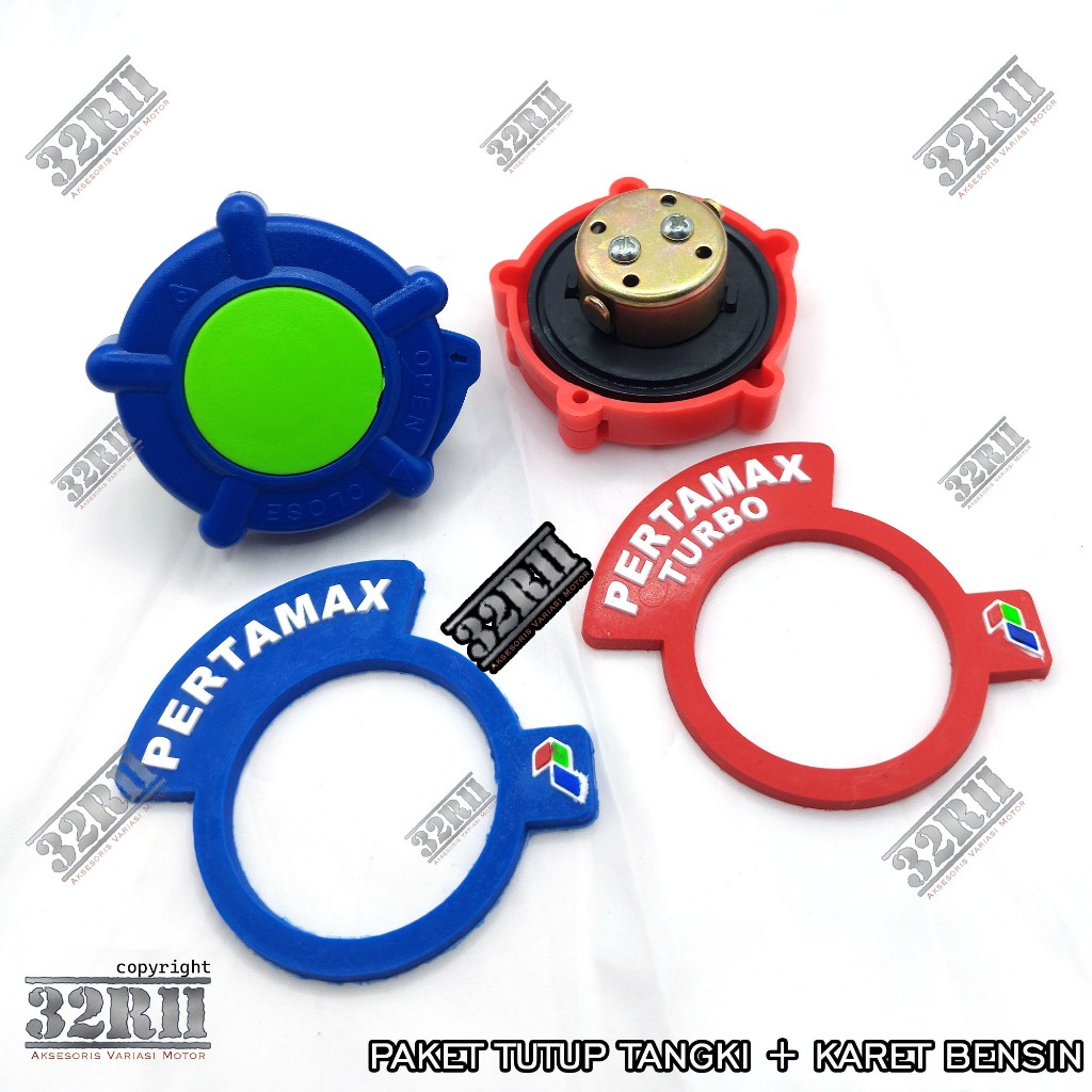 TUTUP TANGKI BEBEK SUPRA, BEAT, VARIO, SCOOPY, KHARISMA tutup tanki KGH + KARET BENSIN