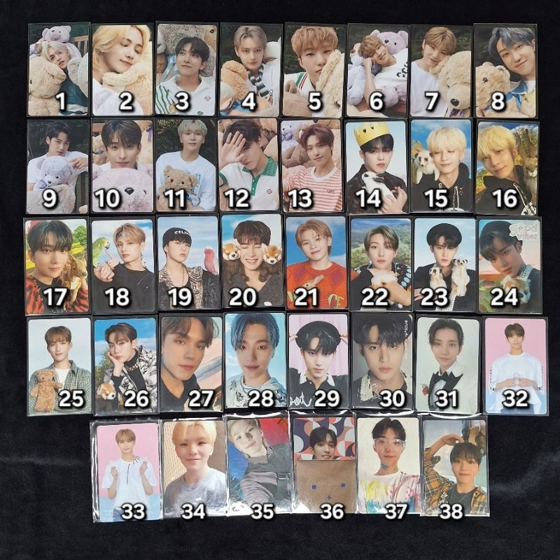 Photocard Seventeen Dicon 101 102 Teddy Bear Scoups Jeonghan Joshua Jun Hoshi Wonwoo Woozi The8 Ming