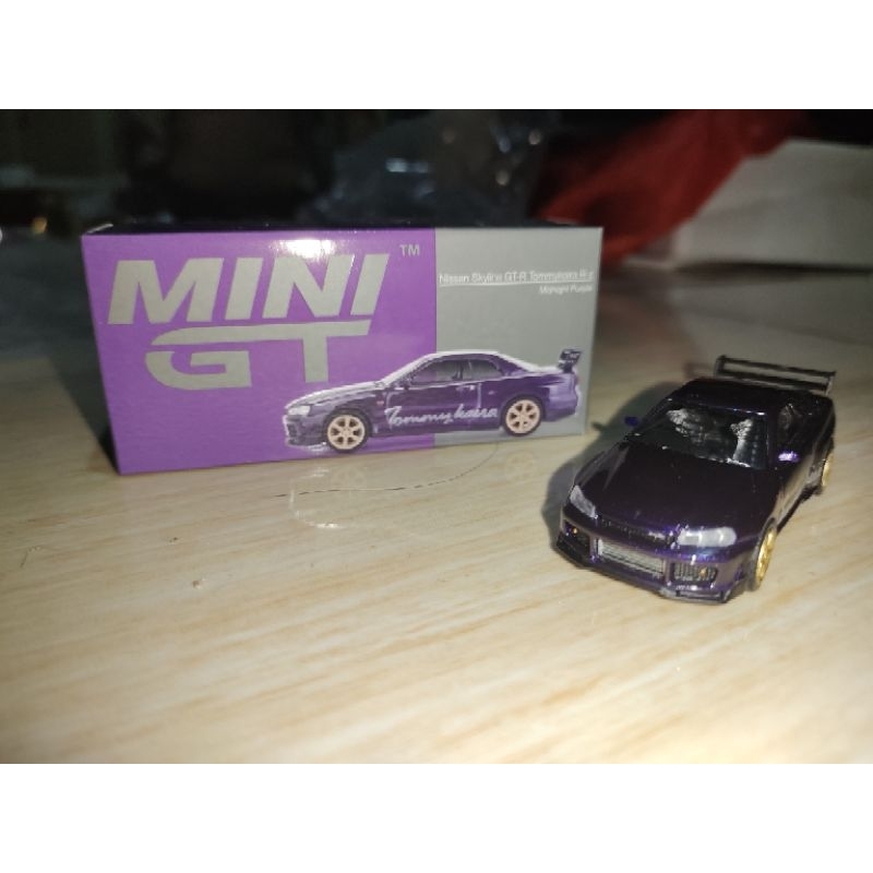 mini GT Nissan r34 skyline GTR tommykaira r-z