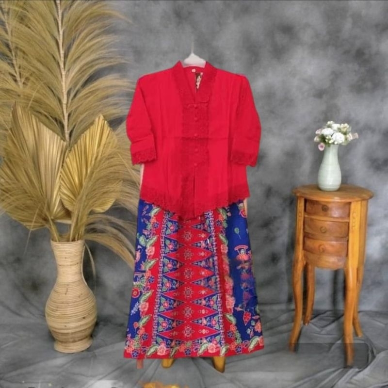 SETELAN KEBAYA ENCIM RENDA ANAK // KEBAYA ENCIM MOTIF SENADA // KEBAYA KARTINI ANAK // KEBAYA ENCIM