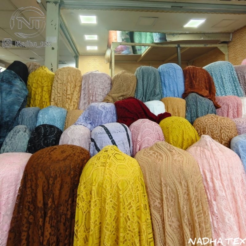 Promo Brukat Katun Premium/Kain Brukat/Bahan Brukat/Brukat Kebaya/Brukat Import