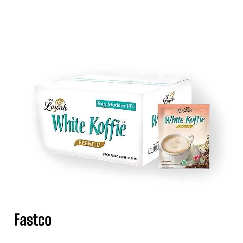 KOPI LUWAK WHITE COFFE PREMIUM 1 DUS ISI 12