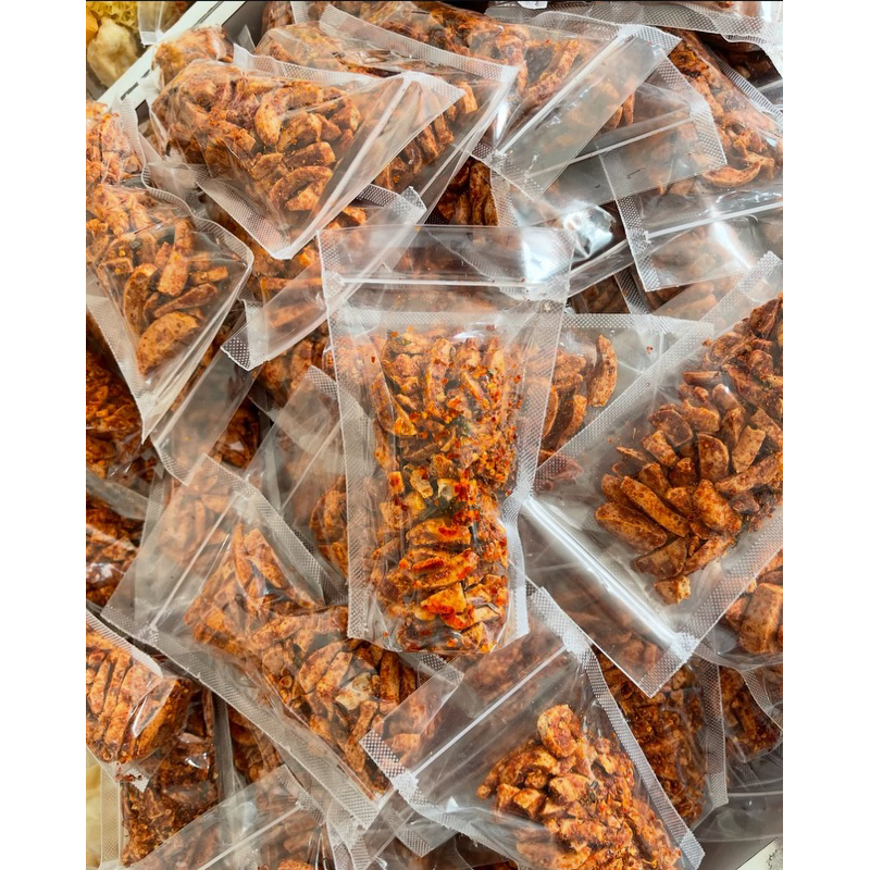 

Basreng pedas daun jeruk