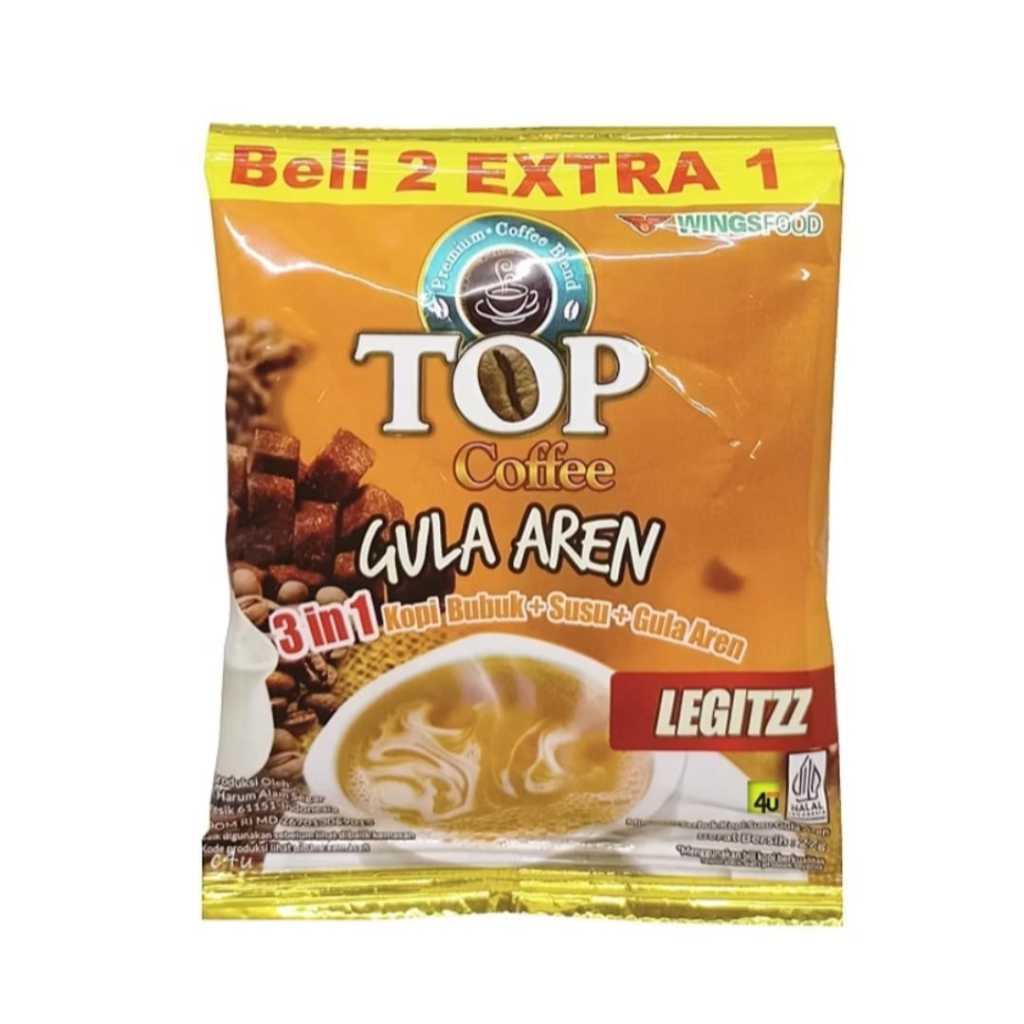 

TOP Kopi Gula Aren TUBRUK LEGITZZ 3in1 Instant Coffee Sachet 27gr (1 Renteng isi 15 Sachet)
