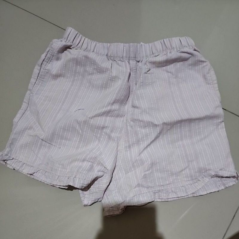preloved celana anak perempuan pendek girl short pants uniqlo kids