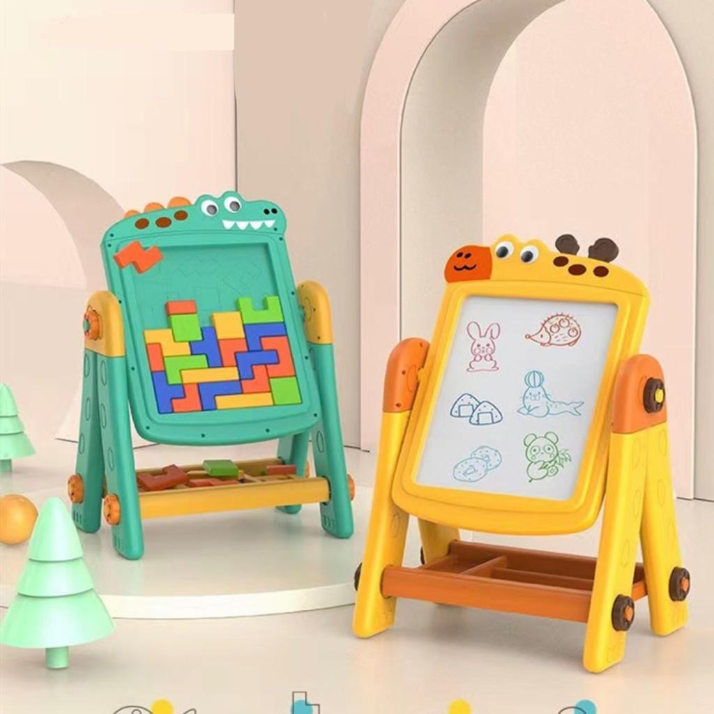 

Ndevansss - Dk Mainan Anak Papan Tulis 2 Sisi Warna / Tetris Game Edukasi Kreatif