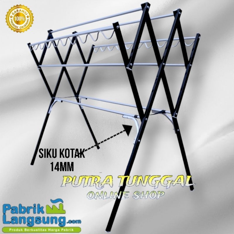 Jemuran Pakaian / Baju / Aluminium 180cm Karimun