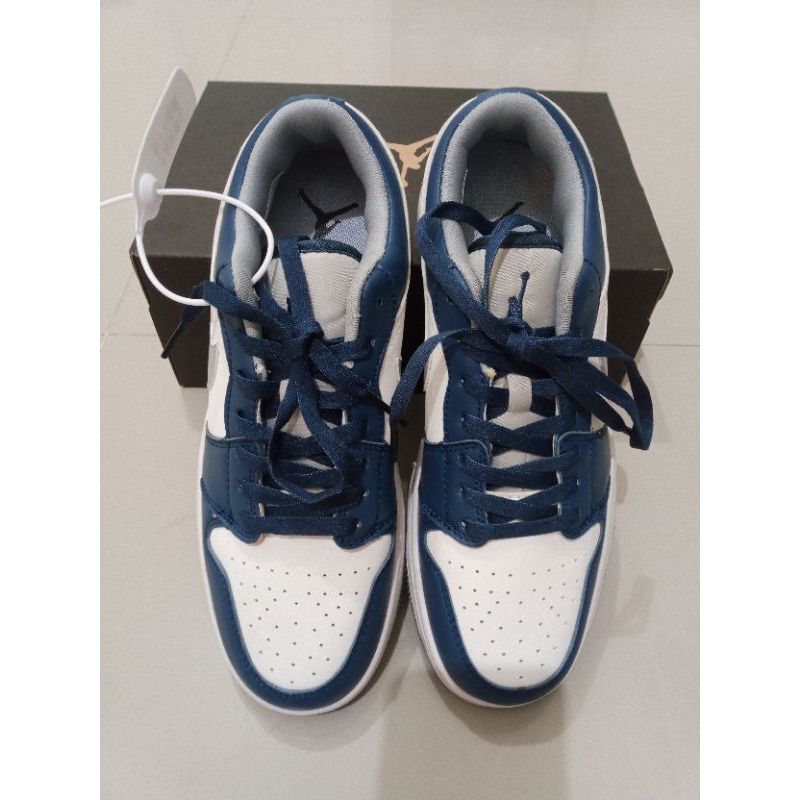 Nike AJ1 Low True Blue Grey
