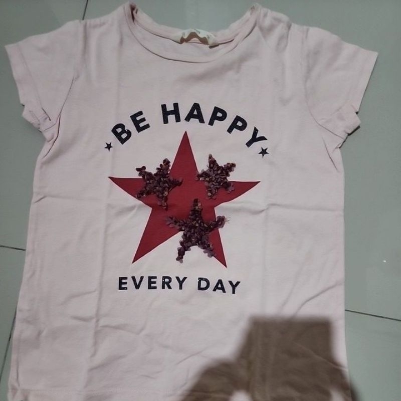 preloved mng kids kaos anak perempuan girl kids tshirt mango ori